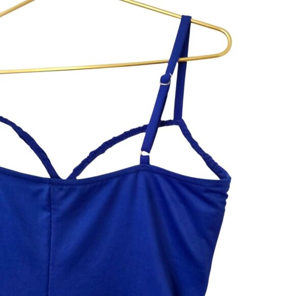 Miraclesuit Rialto swimsuit Tummy control ruched woman's size 14 - Picture 6 of 8